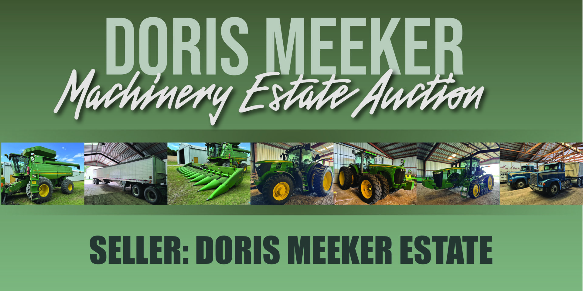 Doris Meeker Machinery Estate Auction