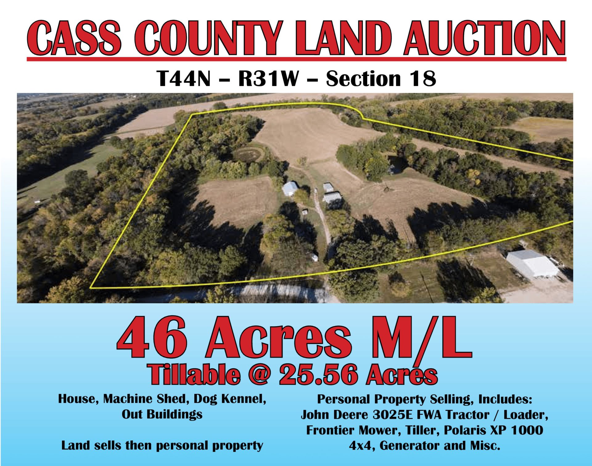 Cass County Land Auction