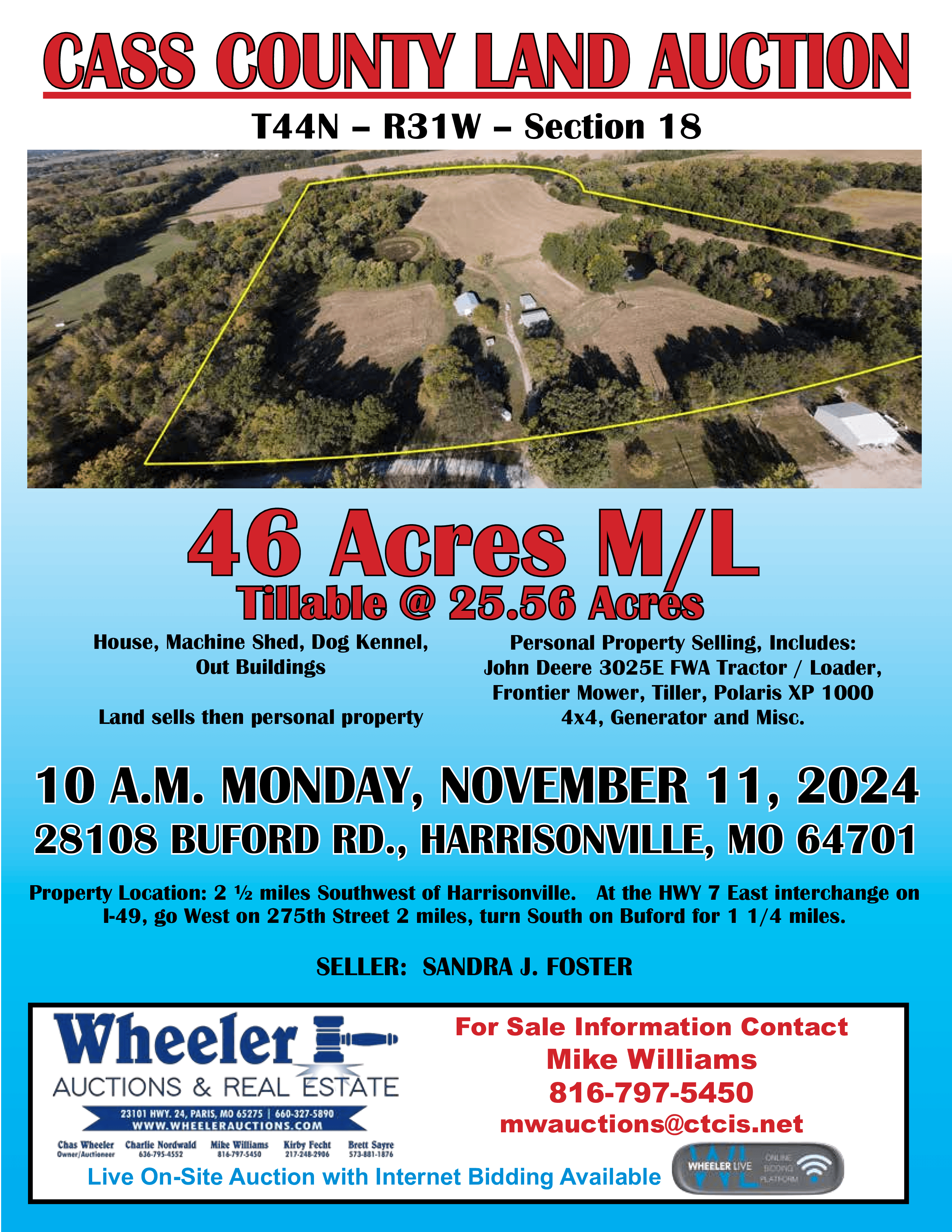 Cass County Land Auction