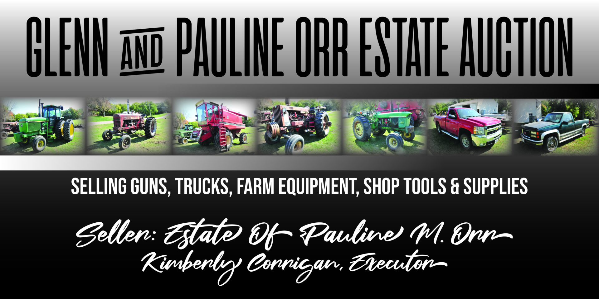 Glenn & Pauline Orr Estate Auction